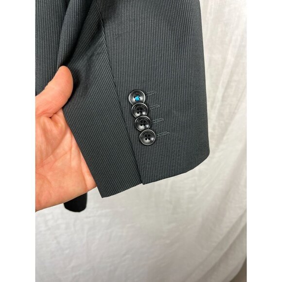 Marc Ecko Multi Task Suit Jacket Blazer Mens 44L Double Vent Professional Office - Picture 4 of 16